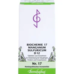 BIOCHEMIE 17 Manganum sulfuricum D 12 Tabletten 200 St
