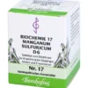 BIOCHEMIE 17 Manganum sulfuricum D 6 Tabletten 80 St