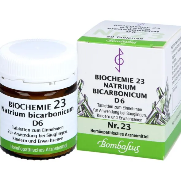 BIOCHEMIE 23 Natrium bicarbonicum D 6 Tabletten 80 St