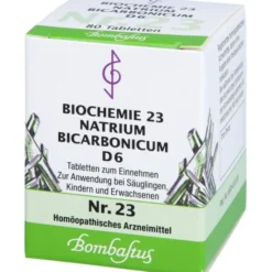 BIOCHEMIE 23 Natrium bicarbonicum D 6 Tabletten 80 St