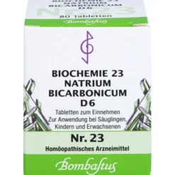 BIOCHEMIE 23 Natrium bicarbonicum D 6 Tabletten 80 St
