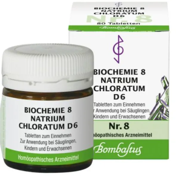 BIOCHEMIE 8 Natrium chloratum D 6 Tabletten 80 St