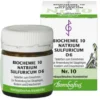 BIOCHEMIE 10 Natrium sulfuricum D 6 Tabletten 80 St