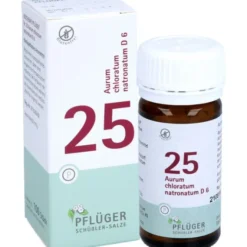 BIOCHEMIE Pflüger 25 Aurum chlorat.natron.D 6 Tab. 100 St