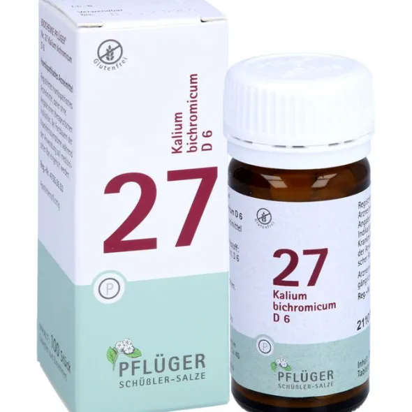 BIOCHEMIE Pflüger 27 Kalium bichromicum D 6 Tabl. 100 St