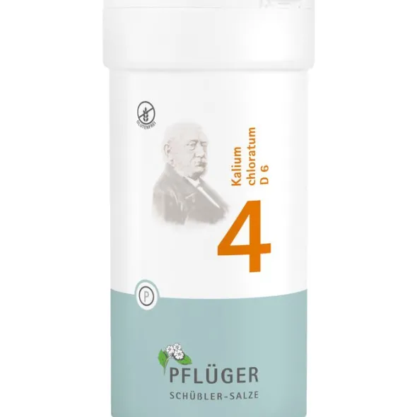 BIOCHEMIE Pflüger 4 Kalium chloratum D 6 Tabletten 400 St