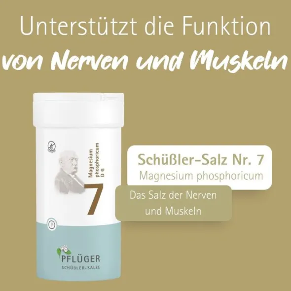BIOCHEMIE Pflüger 7 Magnesium phosphoricum D 6 Tab 400 St