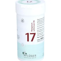 BIOCHEMIE Pflüger 17 Manganum sulfuricum D 6 Tabl. 400 St