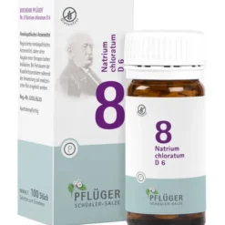 BIOCHEMIE Pflüger 8 Natrium chloratum D 6 Tabl. 100 St