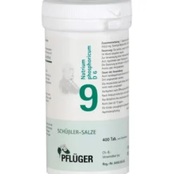 BIOCHEMIE Pflüger 9 Natrium phosphoricum D 6 Tabl. 400 St