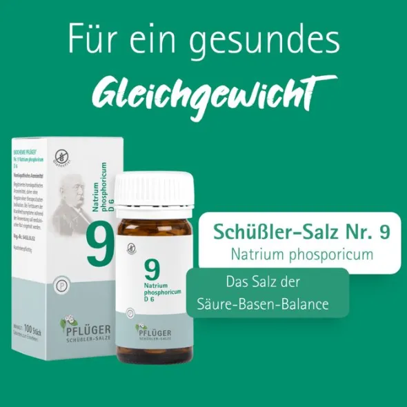 BIOCHEMIE Pflüger 9 Natrium phosphoricum D 6 Tabl. 100 St
