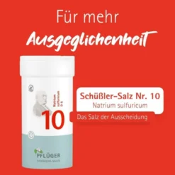 BIOCHEMIE Pflüger 10 Natrium sulfuricum D 6 Tabl. 400 St