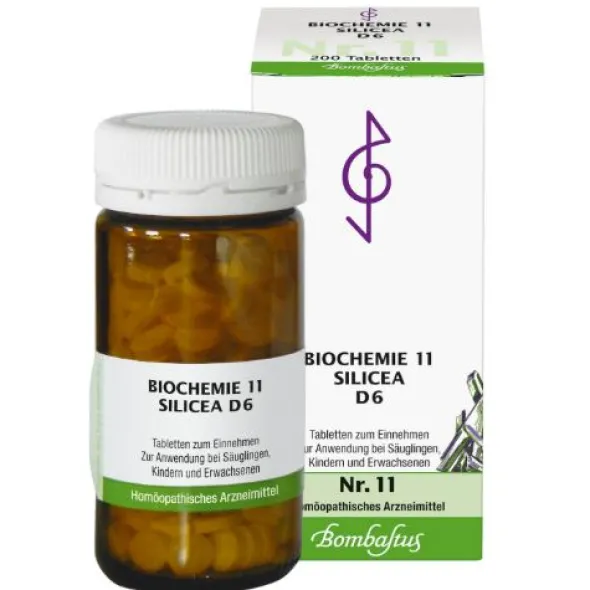 BIOCHEMIE 11 Silicea D 6 Tabletten 200 St
