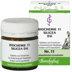 BIOCHEMIE 11 Silicea D 6 Tabletten 80 St