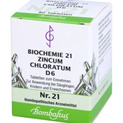 BIOCHEMIE 21 Zincum chloratum D 6 Tabletten 80 St