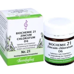 BIOCHEMIE 21 Zincum chloratum D 6 Tabletten 80 St