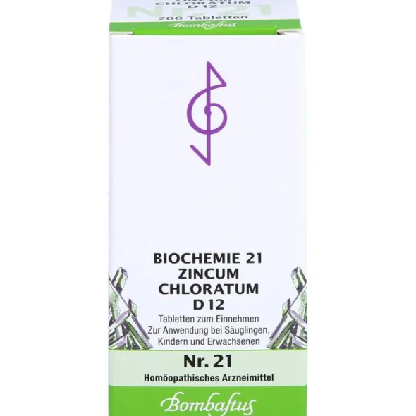 BIOCHEMIE 21 Zincum chloratum D 12 Tabletten 200 St