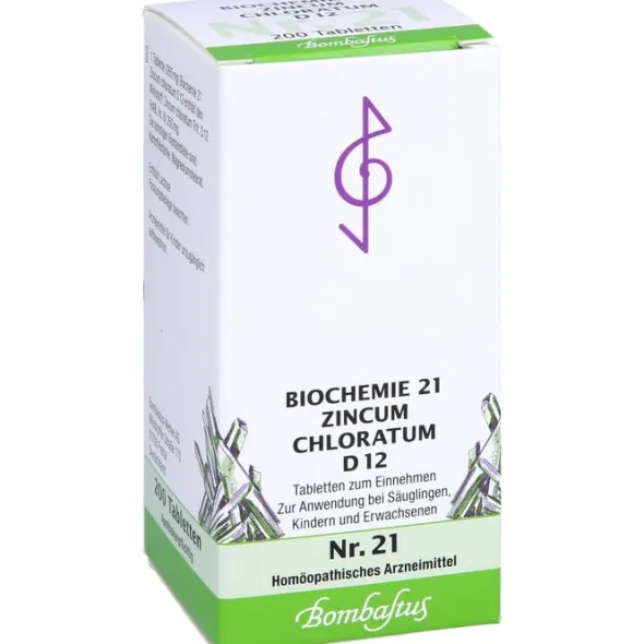 BIOCHEMIE 21 Zincum chloratum D 12 Tabletten 200 St