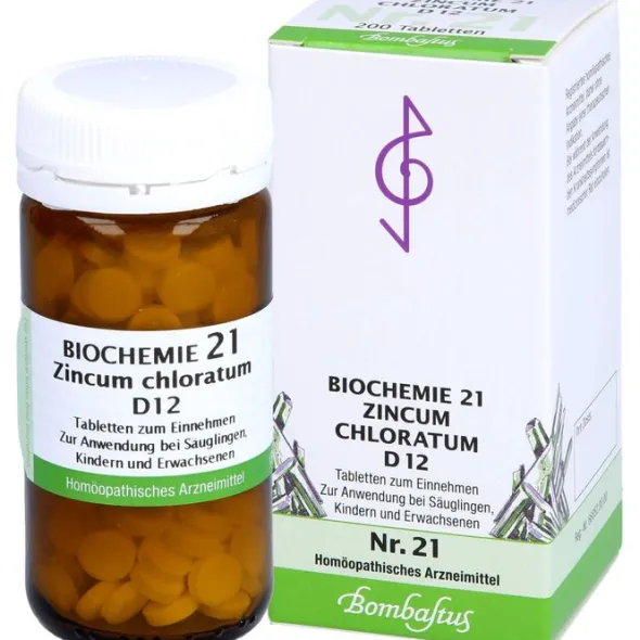 BIOCHEMIE 21 Zincum chloratum D 12 Tabletten 200 St