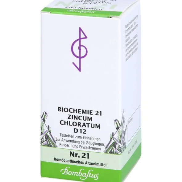 BIOCHEMIE 21 Zincum chloratum D 12 Tabletten 200 St