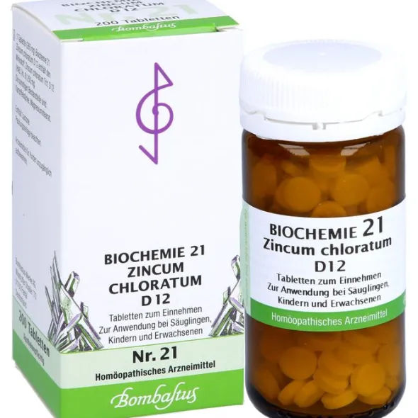 BIOCHEMIE 21 Zincum chloratum D 12 Tabletten 200 St