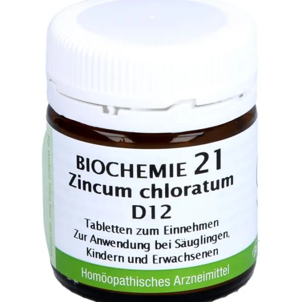 BIOCHEMIE 21 Zincum chloratum D 12 Tabletten 80 St