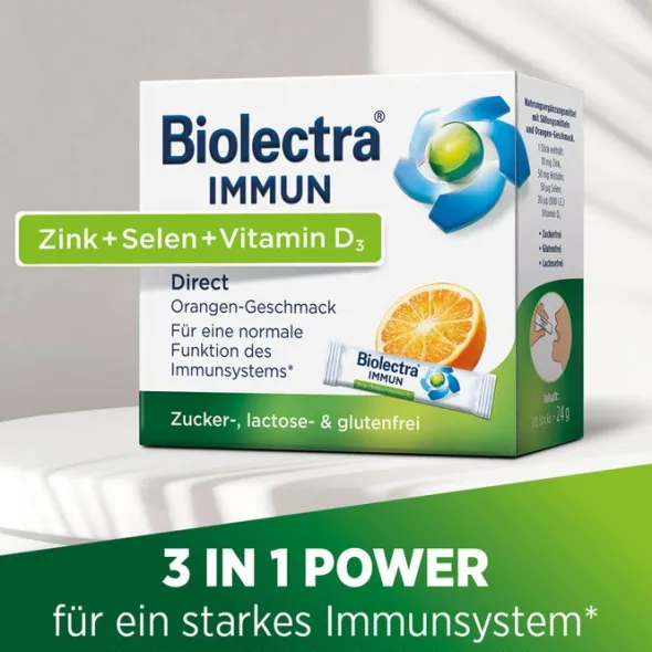 BIOLECTRA Immun Direct Sticks 40 St