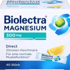 BIOLECTRA Magnesium 300 mg Direct Zitrone Sticks 40 St