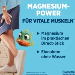 BIOLECTRA Magnesium 300 mg Direct Zitrone Sticks 40 St