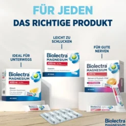 BIOLECTRA Magnesium 300 mg Direct Zitrone Sticks 40 St