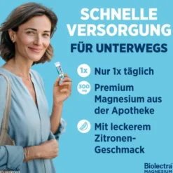 BIOLECTRA Magnesium 300 mg Direct Zitrone Sticks 60 St