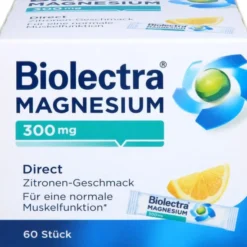 BIOLECTRA Magnesium 300 mg Direct Zitrone Sticks 60 St