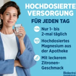 BIOLECTRA Magnesium 365 mg fortissimum Zitrone 20 St