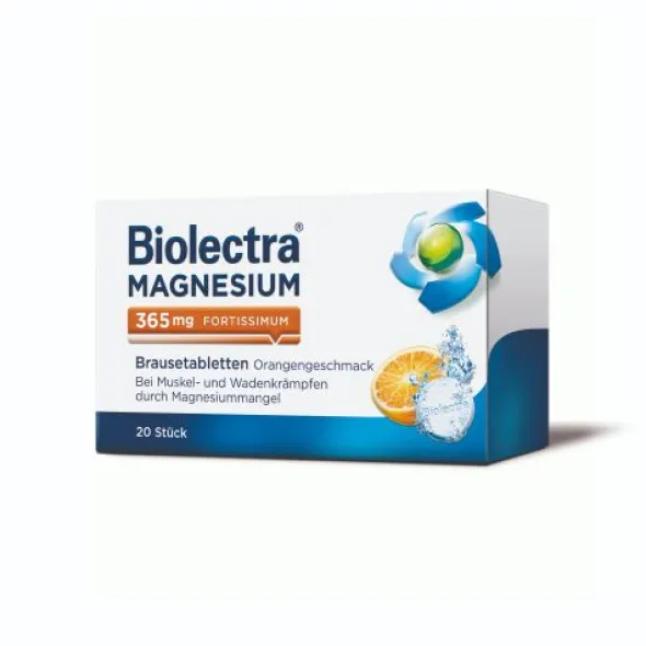 BIOLECTRA Magnesium 365 mg fortissimum Orange 20 St