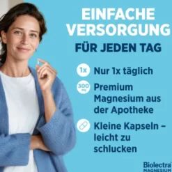 BIOLECTRA Magnesium 300 mg Kapseln 40 St