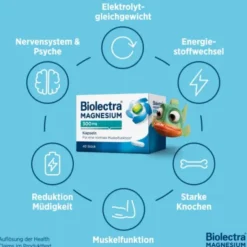 BIOLECTRA Magnesium 300 mg Kapseln 40 St