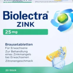 BIOLECTRA Zink Brausetabletten 20 St