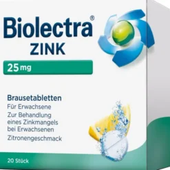 BIOLECTRA Zink Brausetabletten 20 St