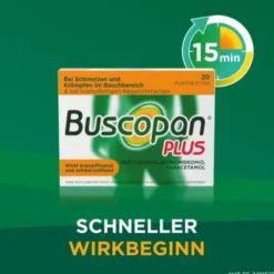BUSCOPAN plus 10 mg/500 mg Filmtabletten 20 St