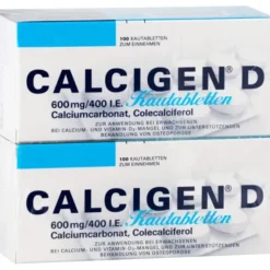CALCIGEN D 600 mg/400 I.E. Kautabletten 200 St