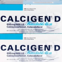 CALCIGEN D 600 mg/400 I.E. Kautabletten 200 St