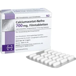 CALCIUMACETAT NEFRO 700 mg Filmtabletten 100 St