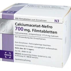 CALCIUMACETAT NEFRO 700 mg Filmtabletten 200 St