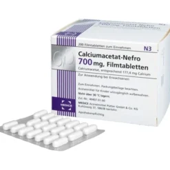 CALCIUMACETAT NEFRO 700 mg Filmtabletten 200 St