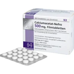 CALCIUMACETAT NEFRO 500 mg Filmtabletten 200 St