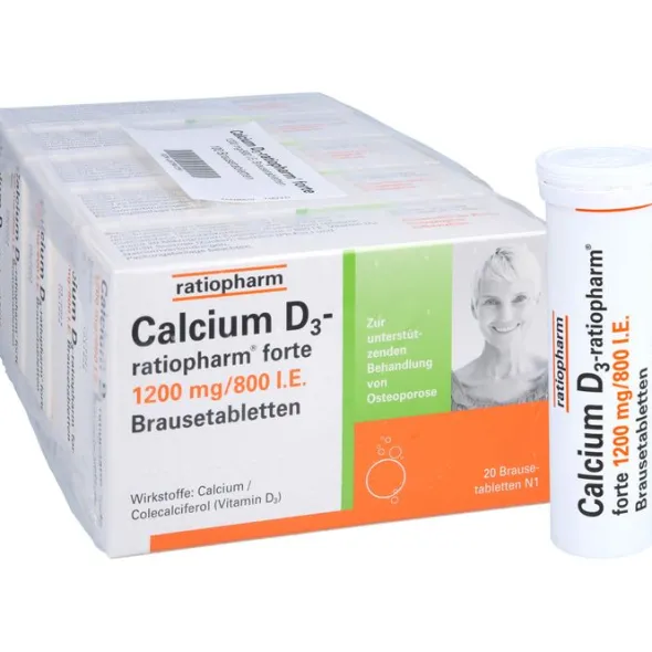 CALCIUM D3-ratiopharm forte Brausetabletten 100 St