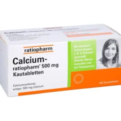 CALCIUM-RATIOPHARM 500 mg Kautabletten 100 St
