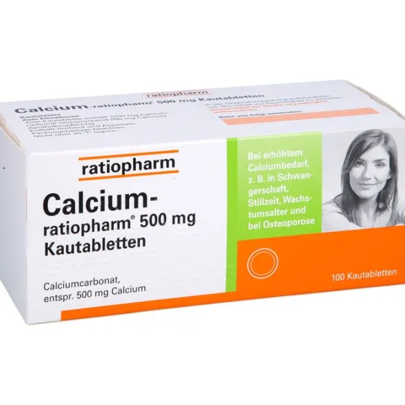 CALCIUM-RATIOPHARM 500 mg Kautabletten 100 St