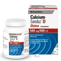CALCIUM SANDOZ D Osteo 500 mg/400 I.E. Kautabl. 100 St