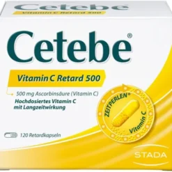 CETEBE Vitamin C Retardkapseln 500 mg 120 St